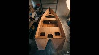 Building, plywood boat -Filleting the benches to the hull - Tango Skiff #boatbuilding #wood #diy