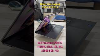 Dell Precision 5760 (Core i7-11850H, Ram 32GB, SSD 1TB, RTX A3000 6GB, 17.3' 4K) - Nhân Văn Laptop