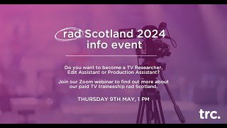 rad Scotland 2024 info event