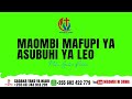 MAOMBI YA ASUBUHI BY PASTOR GODWIN NDELWA WA MAOMBI NI DAWA