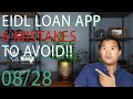 EIDL Loan Application - 6 Mistakes to Avoid!