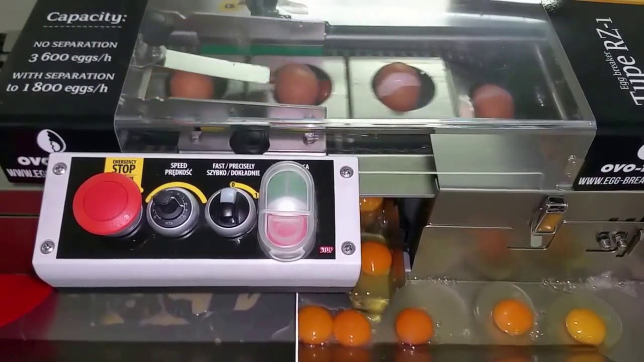 Egg breker Rz1 for customer from Benelux  Created by OVO TECH Poland UE