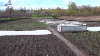 Plowing our gardens April 26 Ukraine Kyiv region