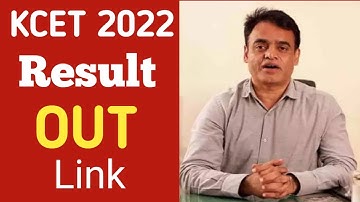 KCET result 2022 out