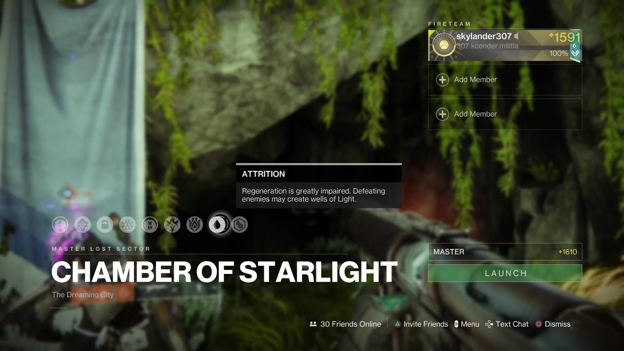 Solo Master Chamber of starlight lost sector Destiny 2