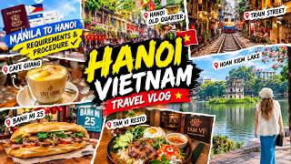 Details MANILA TO HANOI 🇵🇭✈️🇻🇳 First Time in Vietnam! Old Quarter, Train Street & Travel Tips Guide