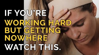 If You're Working Hard But Getting Nowhere, Watch This | Regan Hillyer Resimi