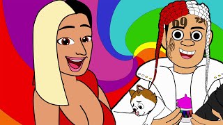 TROLLZ - 6ix9ine & Nicki Minaj (CARTOON PARODY)