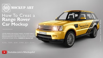 How to make a Range Rover mockup | Photoshop Mockup Tutorial