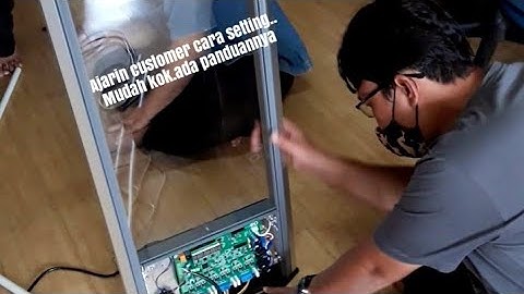 OUR BRAND NEW EAS ANTI-THEFT SYSTEM H-T AM58KHZ : Training Our customer , How to setting with remote