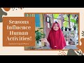 Title ECI Task | How do seasons influence human activities? | Sasikirana T (6.2)  #english #season