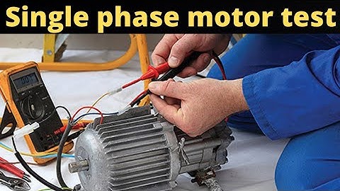 how to check single phase motor testing for multimeter (Hindi)@wiringgyan