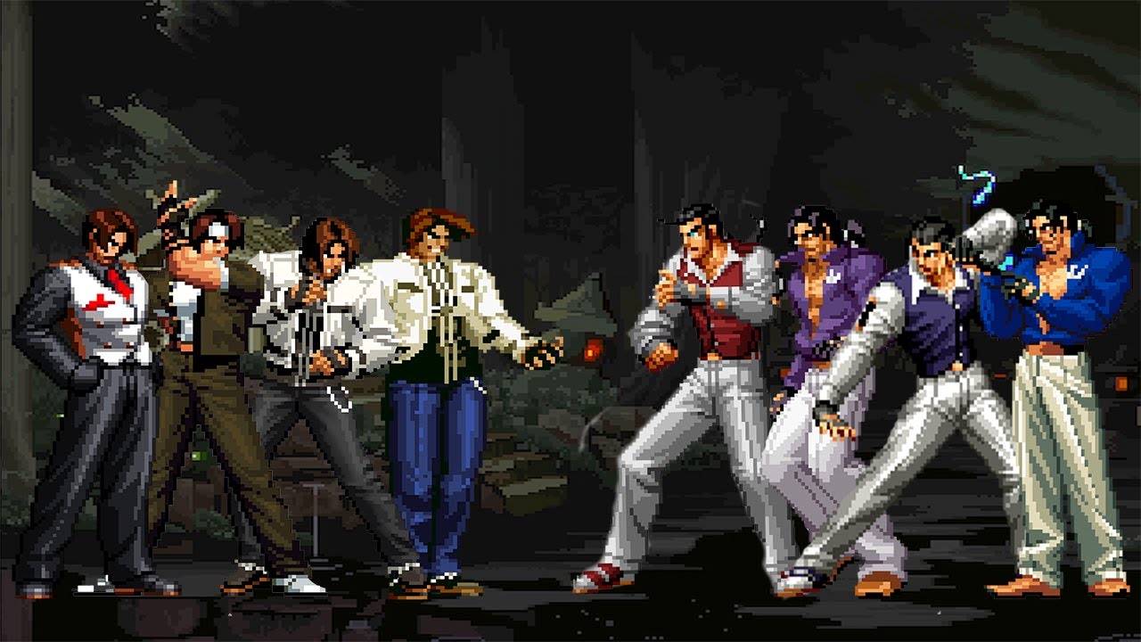 [KOF Mugen] Kyo Kusanagi Team vs Robert Garcia Team