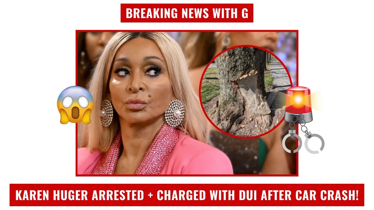 Karen Huger ARRESTED + CHARGED With DUI After Car Crash! #karenhuger # ...