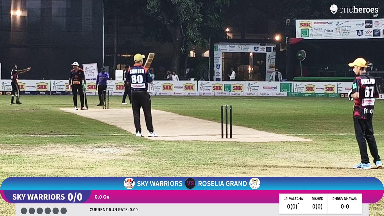 ROSELIA GRAND vs SKY WARRIORS Live Cricket Match | CAWNPORE CLUB PREMIER LEAGUE (SEASON-7) Live - C