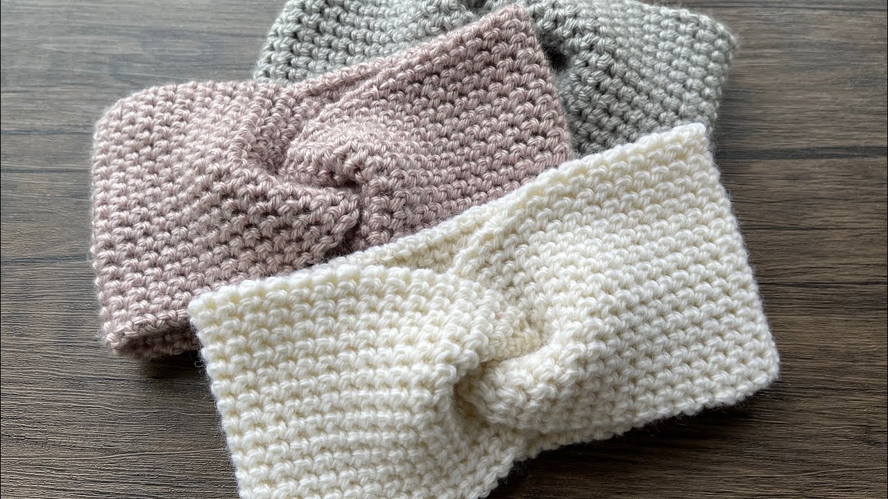 DIADEMA-CINTILLO TEJIDO A CROCHET / TUTORIAL  PASO A PASO / Brenny's Crochet