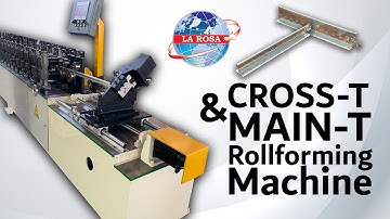 Fully Automatic Cross-T & Main-T Ceiling Roll forming machine