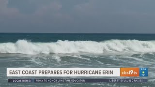 East Coast prepares for impacts of Hurricane Erin