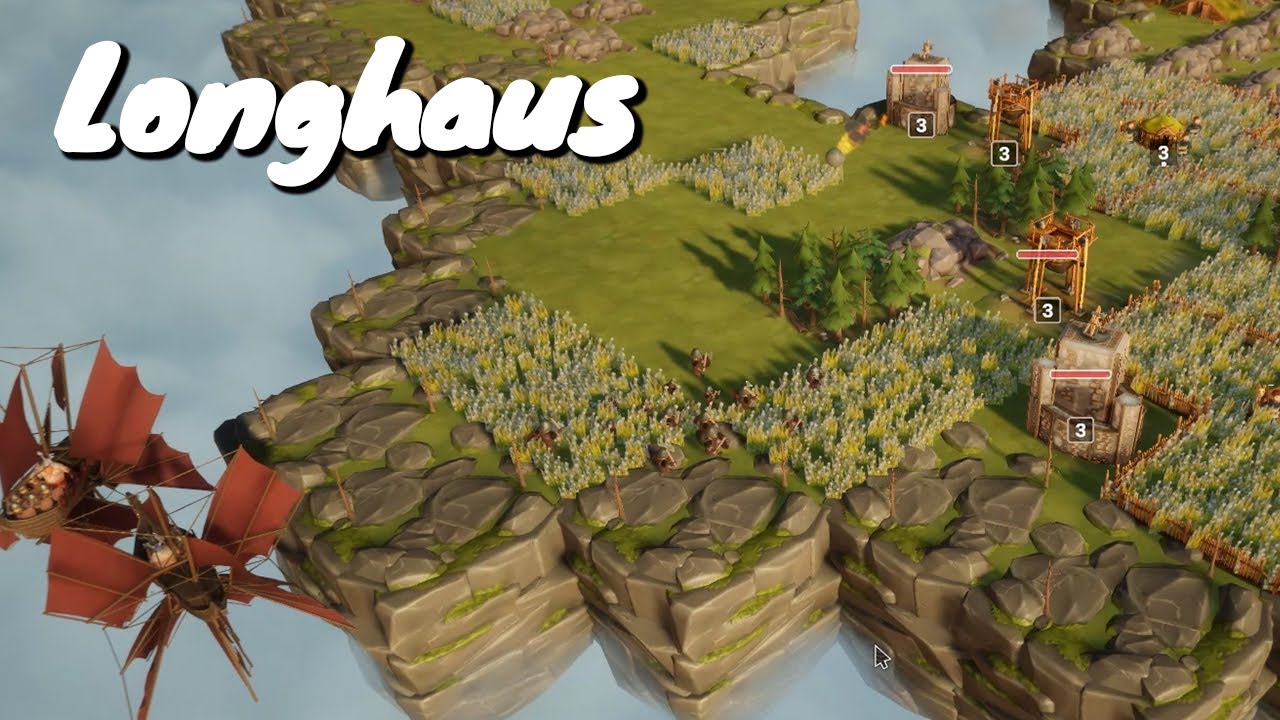 Longhaus タワーディフェンスとrtsを掛け合わせた雲海に浮かぶ島を防衛するゲーム 実況 Youtube
