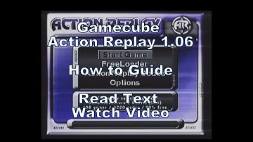 Using the Action Replay 1.06 (cheat disc) on the Gamecube (999 Rings Cheating Special / Sonic Adv 2)