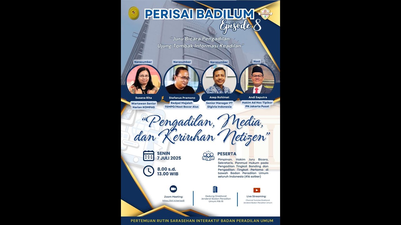 PERISAI Eps. 8 - Pengadilan, Media, dan Keriuhan Netizen