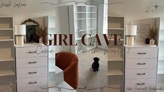 Building My Girl Cave: Part 2 - Target Bookshelves and Walmart 5 Drawer Dresser | Nesh LaNai ♥️