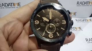 Fossil Nate Chronograph Brown