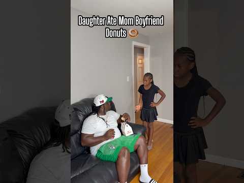 Daughter Eats Mom Boyfriend Donuts 🍩 #fypシ゚viral #reels #shorts