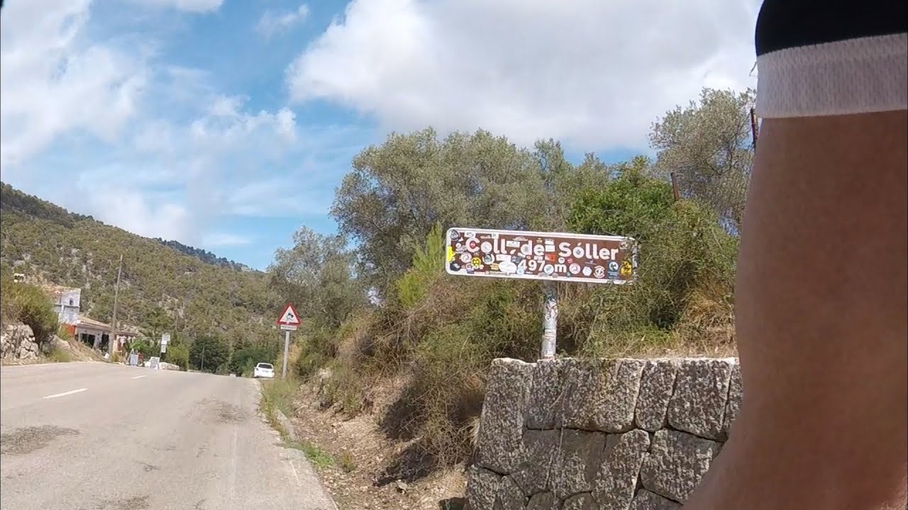Majorque à vélo étape 1 col de Sóller