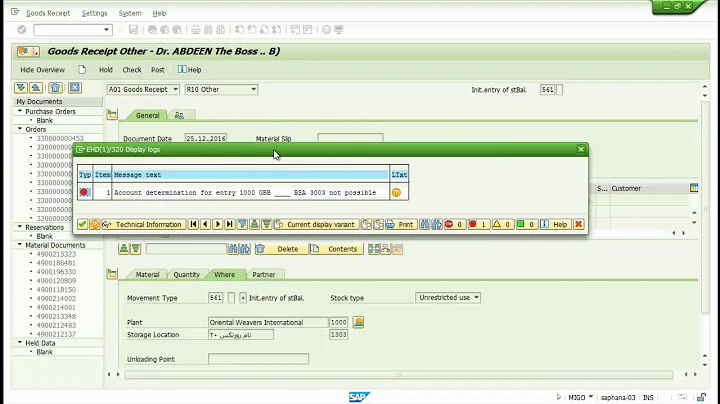 SAP MM | Account determination Configuration | (OBYC)