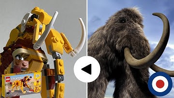 LEGO Creator 31112 Alternative build tutorial Mammoth、レゴクリエイター31112をマンモスに組み替え