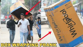 BOX WRAPPING PEOPLE PRANK || PRANK IN INDIA || MOUZ PRANK