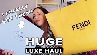 I Found My DREAM Prada Item! *HUGE LUXURY HAUL* & TWO NEW BAGS