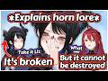 Nerissa Explains the Lore About Her Horn in ENReco [Hololive EN]