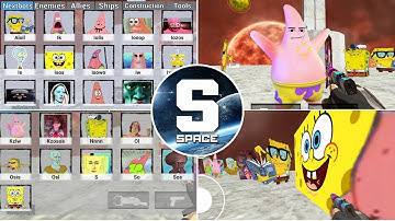 New SpongeBob Meme Nextbots Patrick star, Squidward - Sandbox In Space Part 18