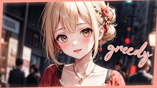 ♪ Nightcore - greedy → Tate McRae (Lyrics) Resimi