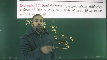 Ex-27 Gravitation 11th  numericals from SL Arora based on potential energy , potential &G. intensity