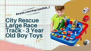 Unleash Creativity with City Rescue Race Track: Ultimate Toy for Kids 3-7 Years