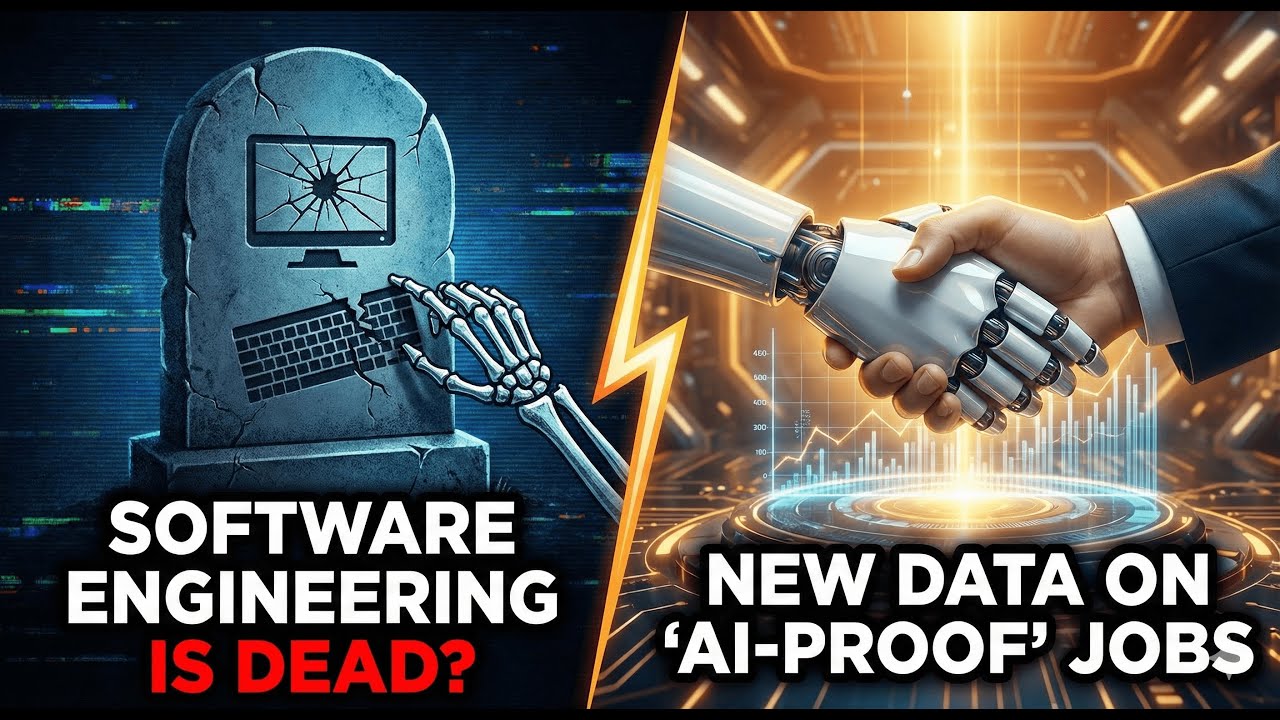 Software Engineering is DEAD? New Data on "AI-Proof" Jobs - YouTube