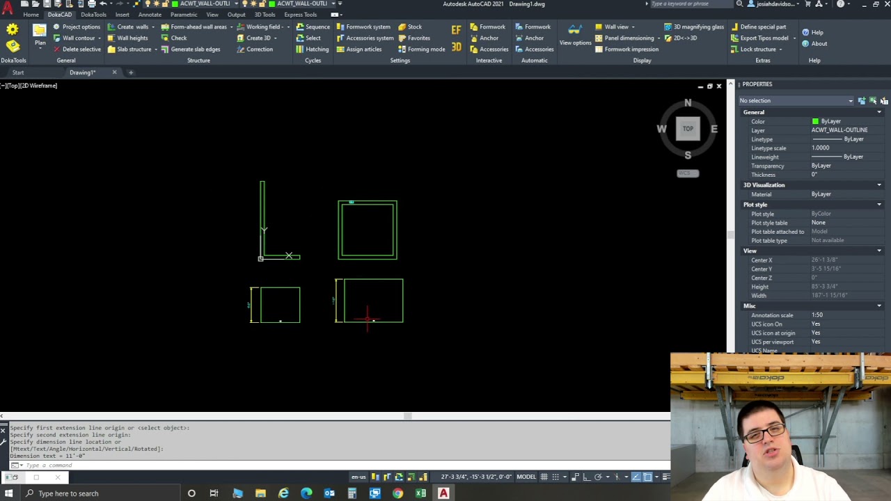 Ep 3: #DokaCAD for #AutoCAD reviews preparation steps required to place ...