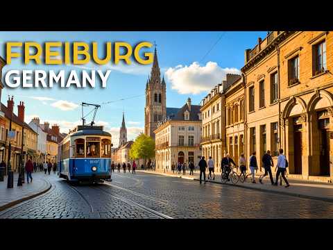 Exploring Freiburg im Breisgau | Virtual tour 4K One of Germany’s Most Beautiful Cities 🇩🇪