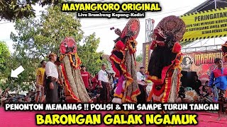 BARONGAN nya Ngamuk❗Penonton Kisruh Jaranan MAYANGKORO ORIGINAL Live Brumbung Kepung Kediri