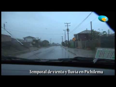 Pichilemu, temporal de viento y lluvia