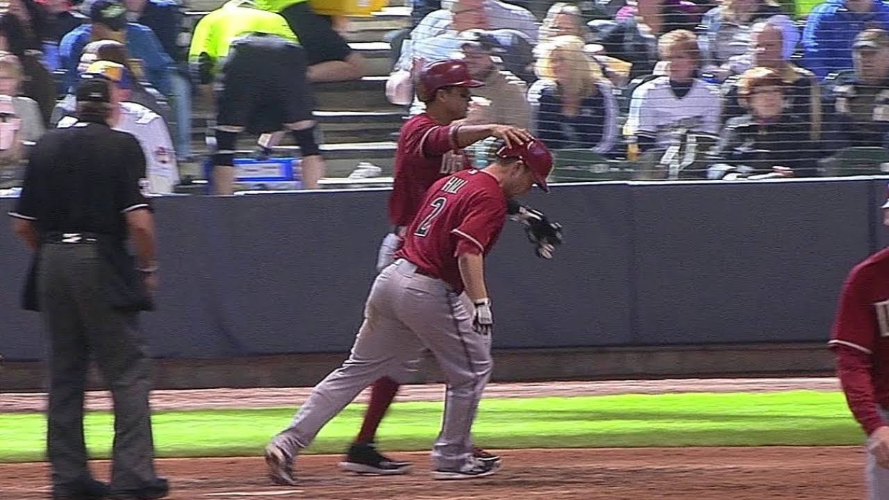 Hill's two-run homer