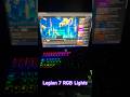 Legion 7 RGB Lights ✨ Gaming Laptop Looks Insane! #Legion7 #RGB #GamingSetup