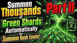 RAID:  Let's Summon Hundreds / Thousands of Green Shards for Masahiro's Summon Rush Event