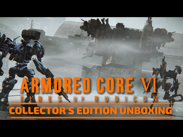 Unboxing the Armored Core VI: Fires of Rubicon Collector's Edition