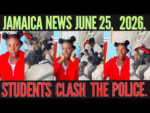 POLICE & STUDENTS In CONFRONTATION On JUTC BUS + PM Holness ENDORSES The $5 BILLION POLITICAL Thief