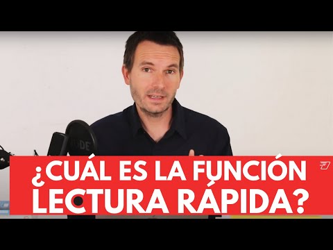 Vídeo: Per Què Val La Pena Dominar La Lectura Ràpida?