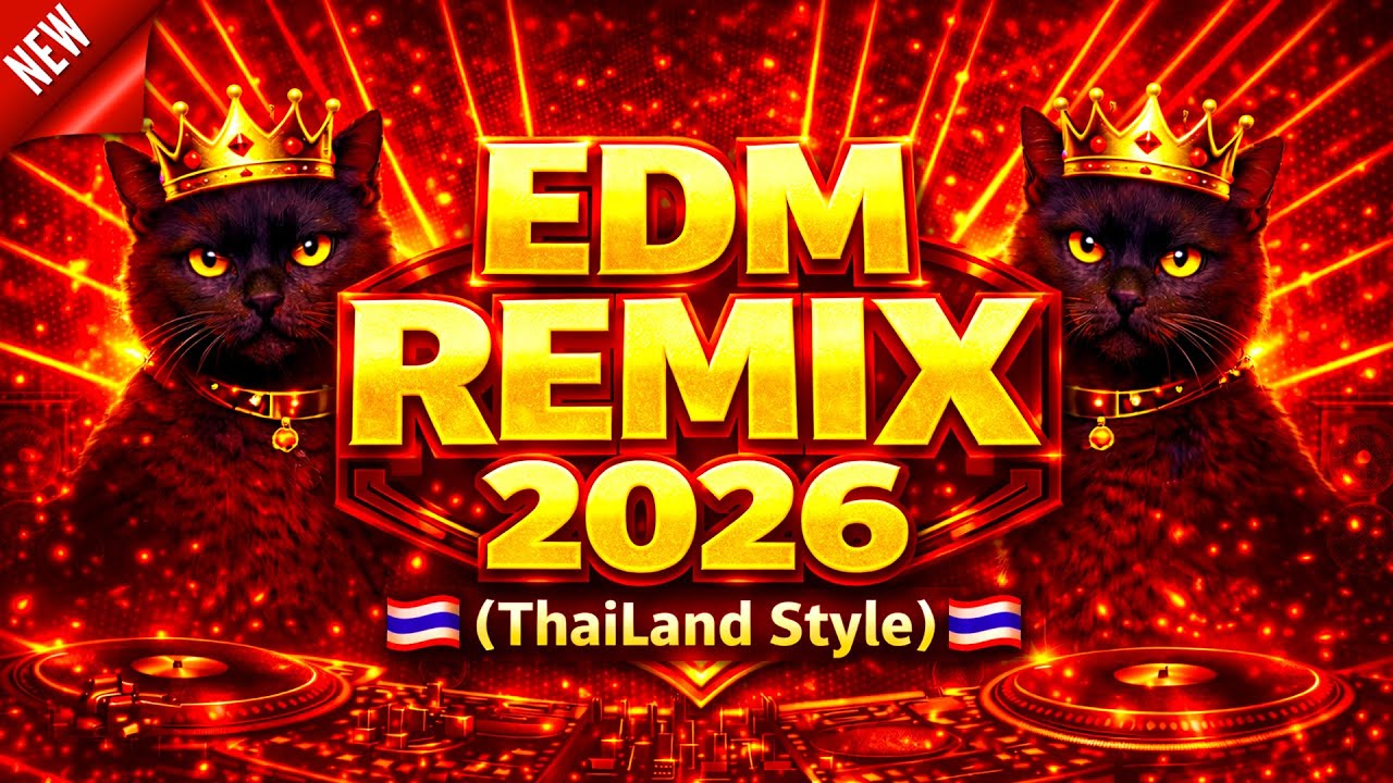 EDM REMIX 2026 🔥 Bass Boosted Dance Music | DJ BLACKCAT - YouTube